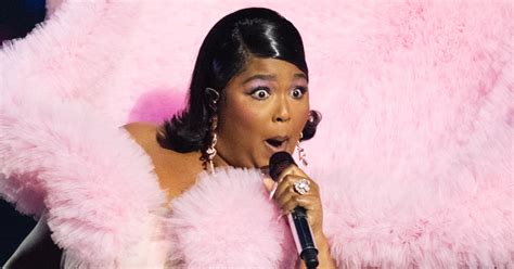 Lizzo Wears a Fluffy Pink Act N°1 Dress at the Brit Awards | POPSUGAR ...