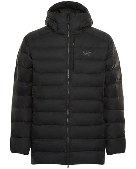 Arc Teryx Thorium Parka Down Jacket In Black Stylemi