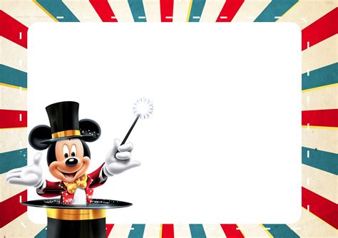 Convite Mickey Circo Fazendo A Nossa Festa Convite Mickey Circo