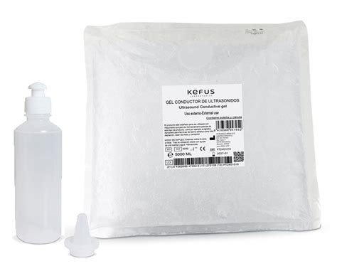 Ultrasound Conductive Gel Bag Bottle And Cannula Kefus Ml