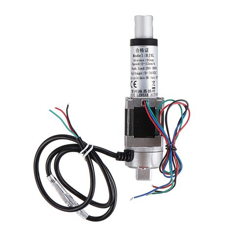 N Mm S Adjustable Linear Actuator Dc V Stepper Motor Linear