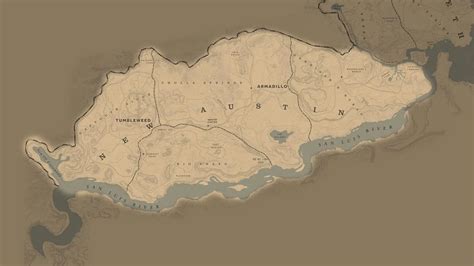 New Austin Red Dead Redemption 2 Locations And Map