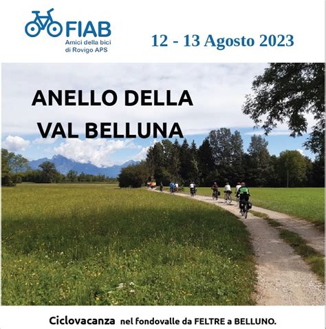 ANDIAMOINBICI Ciclovacanza ANELLO DELLA VAL BELLUNA