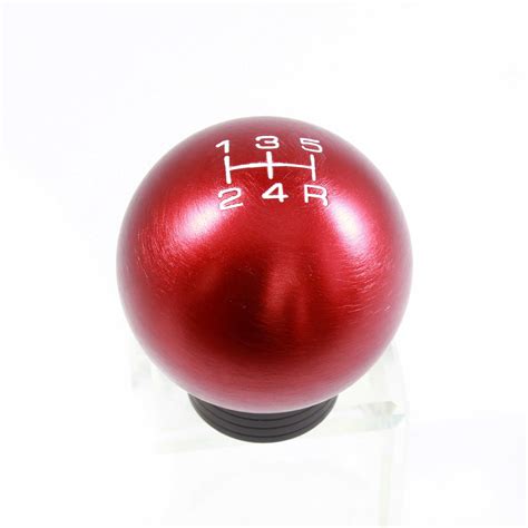 Billet Aluminum Round Ball Style Shift Knob 5 Speed 2 Diameter Colors Vms Racing