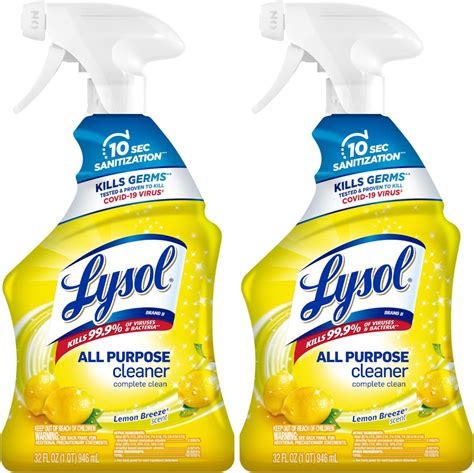 Amazon Lysol All Purpose Cleaner Sanitizing And Disinfecting