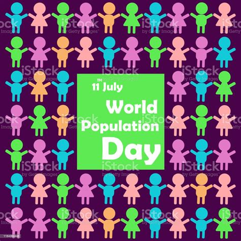 World Population Day Vector Illustration Stock Illustration Download