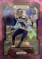 Devon Witherspoon 2023 Prizm 389 Purple Ice 225 PSA 10 Price Guide