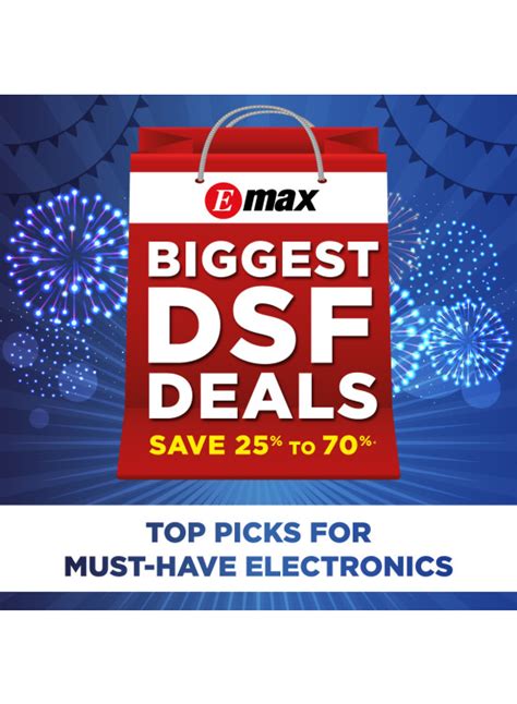 Biggest Dsf Deals From Emax Until 14th January Emax Uae Offers