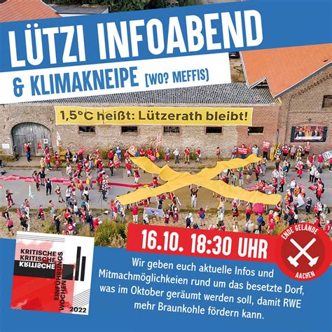 Lützi Info-Abend und Kneipe – Bewegungsmelder