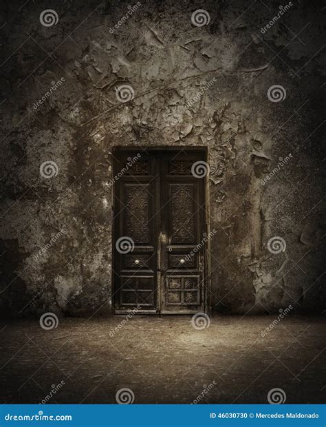 Mysterious door stock photo. Image of esoteric, dirty - 46030730