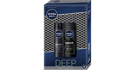 Nivea Men Deep Gift Set Voor Het Lichaam Voor Mannen Notino Nl