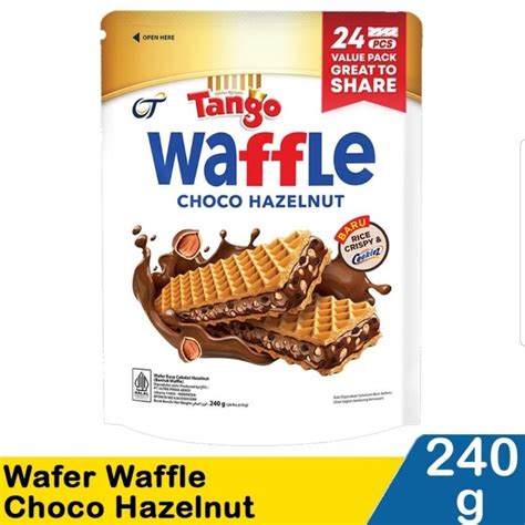 Jual Tango Waffle Choco Hazelnut 240g Shopee Indonesia