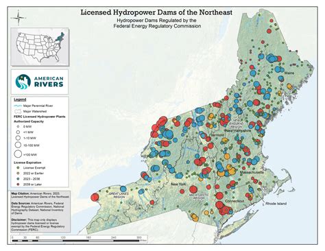 Maps: Licensed Hydropower Dams of the US and Regions | Hydropower ...