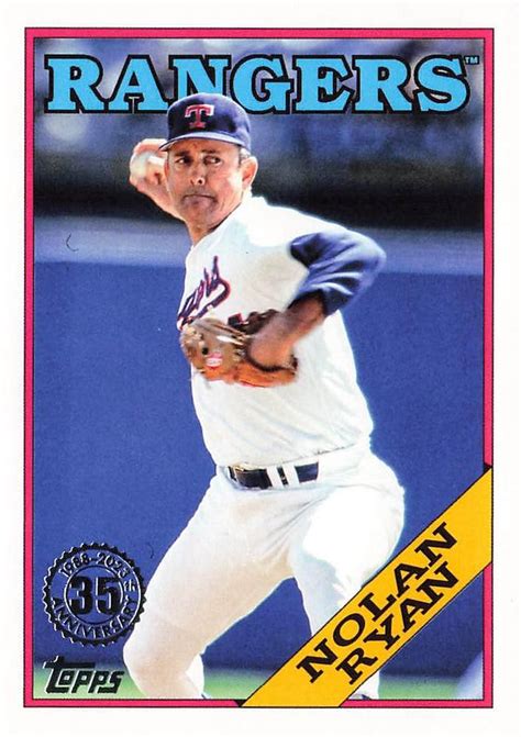 2023 Topps 1988 Topps Baseball 35th Anniversary Series One T88 86 Nolan Ryan Trading Card