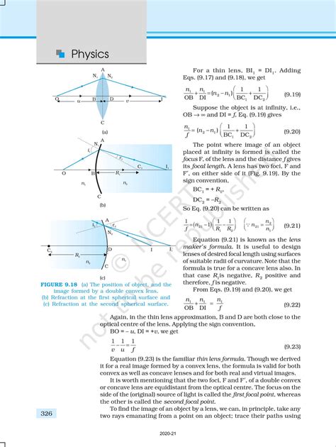 Ray Optics And Optical Instruments Ncert Book Of Class Physics Part Ii