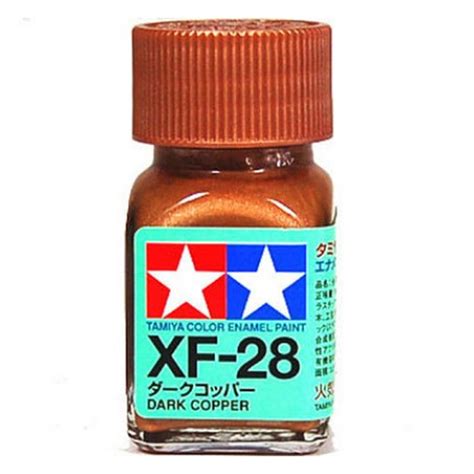 Tamiya Color Enamel Paint Xf 28 Dark Copper 10ml Bandai Gundam