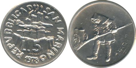 5 Lire Street Sweeper San Marino Numista