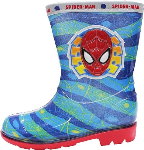 Marvel Ultimate Spider-Man Boy's Rainboots (Toddler/Little Kid) (10 ...