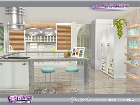 The Sims Resource - Y2K Concordia Kitchen