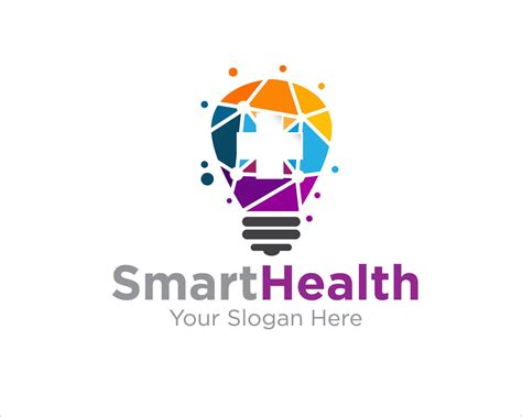 smart health tech innovation logo for medical service 49888372 Vector