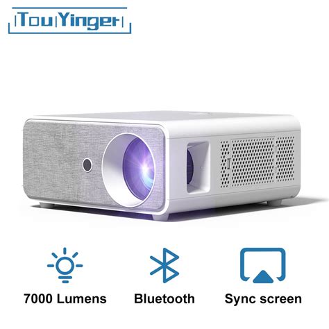 โปรเจคเตอร์Touyinger HQ7 7000 Lumens Led rojector Android ortable ...