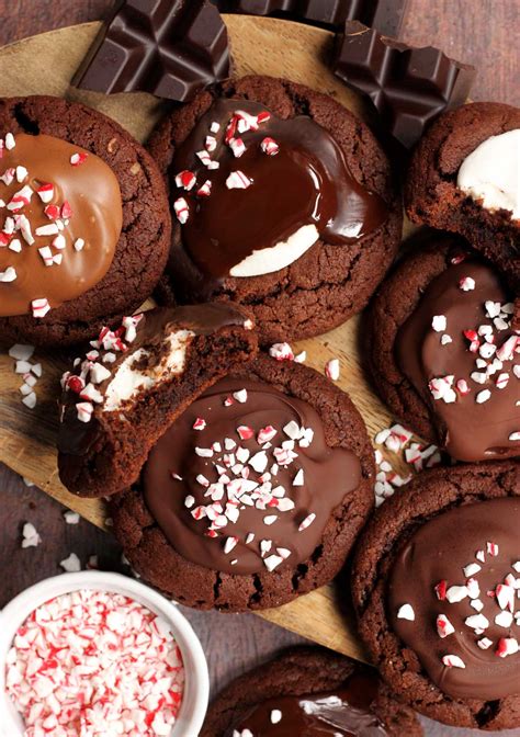 Peppermint Hot Chocolate Cookies Scientifically Sweet