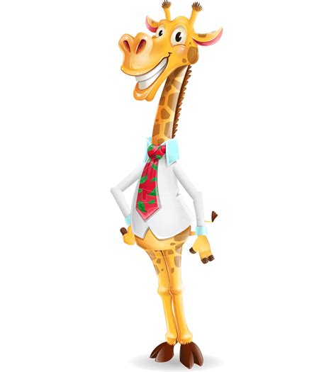 Business Giraffe Cartoon Vector Character 112 Illustrations GraphicMama