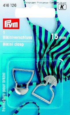 Bikini Clasp 0 19 32in Metal Silver Color Prym 416126 4002274161261 EBay