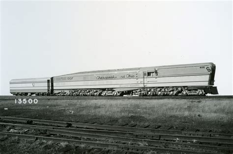 Chesapeake And Ohio Eddystone Pennsylvania Turbine 500 1947 Baldwin Locomotive Works