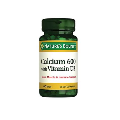 Nature S Bounty Calcium 600 With Vitamin D3 60 Tablet