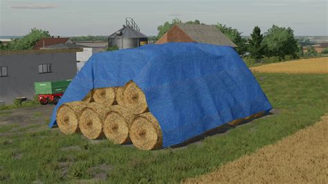 Round Bale Stack Prefab V10 Fs22 Mod