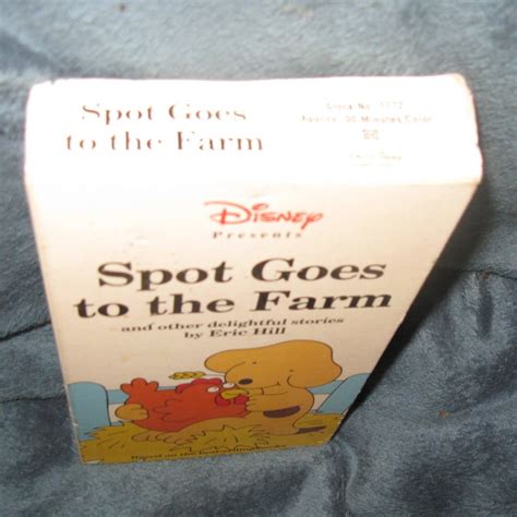 Vintage Disney Spot Goes To The Farm Vhs Video Etsy