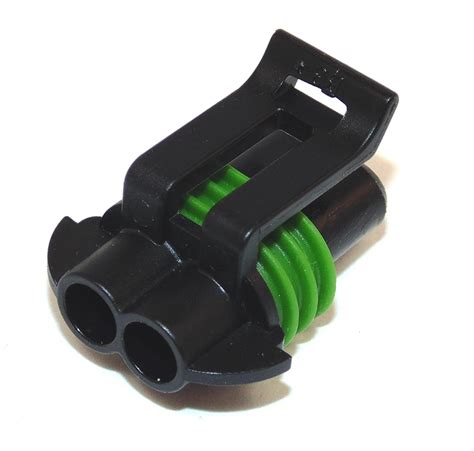 2 Way Delphi Metri Pack 150 Series Black Female Automotiveconnectors