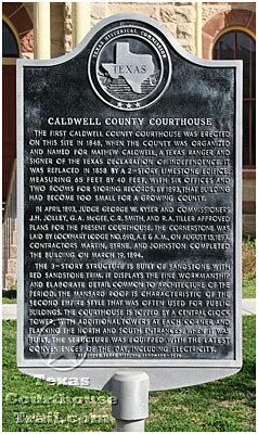 Caldwell County Courthouse - Lockhart, Texas - Photograph Page 5