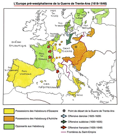 Carte De La Guerre De Trente Ans Guerre De Trente Ans Histoire Images