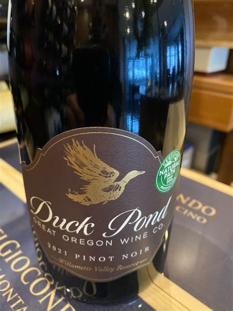 2021 Duck Pond Pinot Noir USA Oregon Willamette Valley CellarTracker