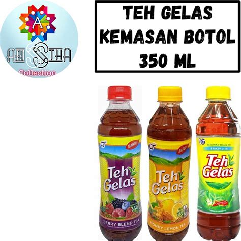 Jual Teh Gelas Kemasan Botol Pet Ml Melati Berry Dan Honey Lemon