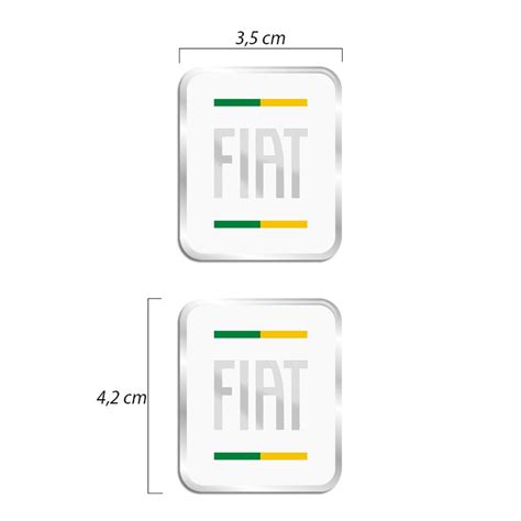 Kit Adesivos Fiat Argo Sele O Emblema Coluna Resinado Sportinox