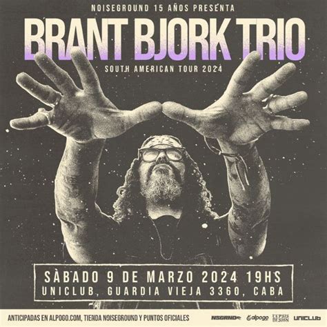 Brant Bjork Trio South American Tour 2024 Uniclub