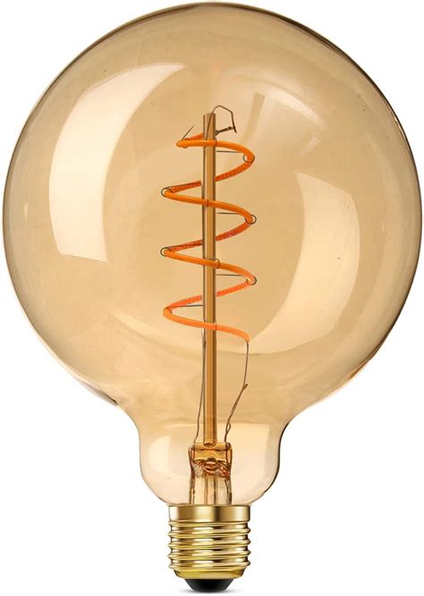 Hewasol Spiral Dimmable Led Edison Bulbs G E Screw Non Flicker