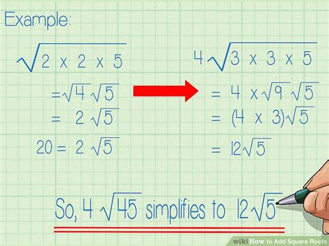 How To Add Square Roots 9 Steps With Pictures Wikihow