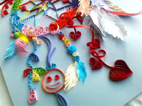 Quilltique Paradise Dreaming Is Believing Quilled Dreamcatcher