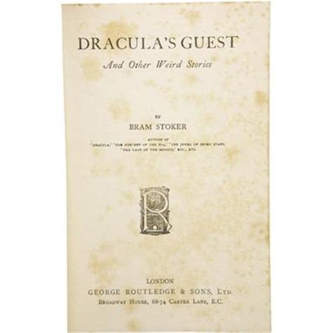 Bram Stoker Draculas Guest