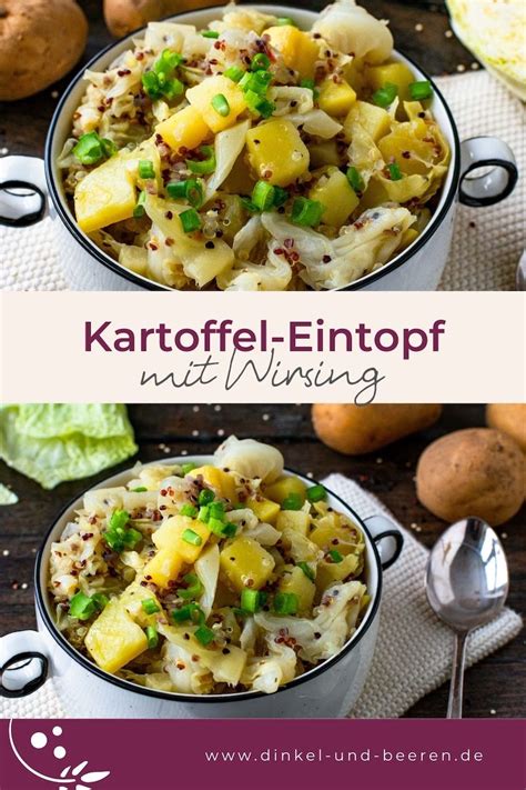 Kartoffel Wirsing Eintopf Mit Quinoa