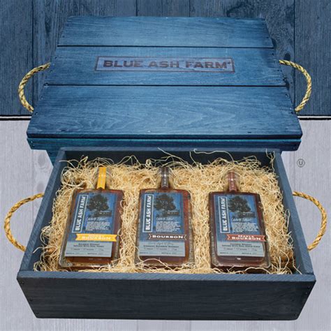 Blue Wood T Box Bourbons Blue Ash Farm