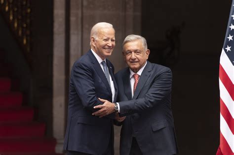 López Obrador recibe a Joe Biden en Palacio Nacional