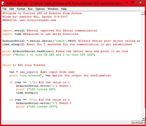 Python Serial Port Example Windows