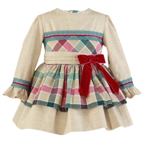 Spanish Miranda Autumn Winter Miranda Girls Ivory Beige Multi Colours