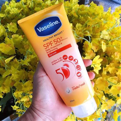 Jual VASELINE HEALTHY BRIGHT SPF 50 PA 50 BRIGHTENING LOTION