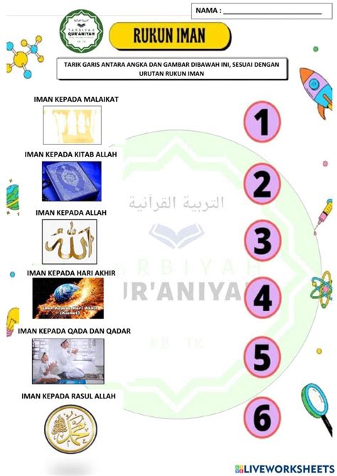 8 Lembar Kerja Tk Tema Ramadhan Meenta